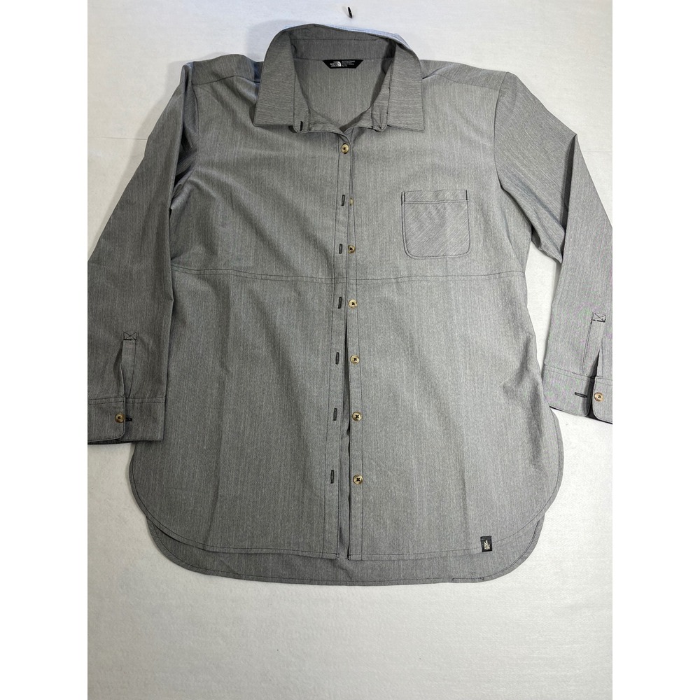 The North Face Gray Button Down Shirt